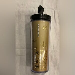 STARBUCKS 2011 HOLIDAY METALLIC TRAVEL TUMBLER